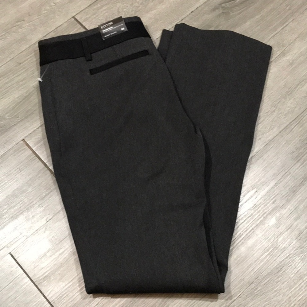 Express Nwt “Editor” Barely Boot Charcoal Gray St… - image 1